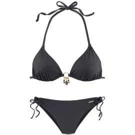 Bruno Banani Triangel-Bikini Damen Schwarz 32 Cup A/B