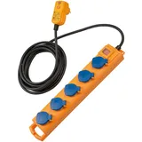 Brennenstuhl Steckdosenleiste 5-fach 5 m Blau