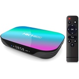 Sofobod HK1 Box TV Box Android 9.0, 4GB RAM 64GB ROM, S905X3 Quad Core 64bit Cortex-A55, GPU G31TM MP2, 2.4G/5G dual WiFi BT4.0 H.265 Decoding LAN 1000 RJ-45, HD 8K Smart TV Box