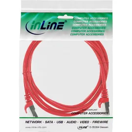 InLine Netzwerkkabel CAT 5e rot 2m