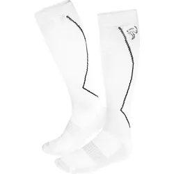 Sport Laufsocken mit Kompression | Kniestrümpfe | Damen und Herren | Weiß 39/42