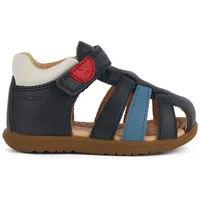 GEOX B MACCHIA Boy Sandal, Navy/LT Blue, 26 EU