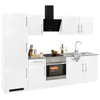 WIHO KÜCHEN Küchenzeile Cali 280 cm weiß