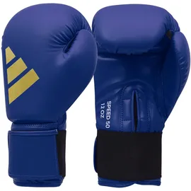 Adidas Boxhandschuhe Speed 50, Erwachsene, Boxing Gloves 12 oz, Punchinghandschuhe komfortabel und langlebig, blau