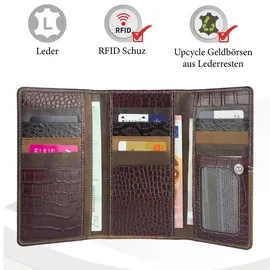 Sunsa Geldbörse Unisex Portemonnaie bro brown