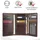 Sunsa Geldbörse Unisex Portemonnaie bro brown