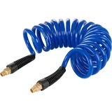 POPPSTAR Druckluftschlauch 1010578, Spiralschlauch, 5m, 12 bar, Innen Ø 8mm