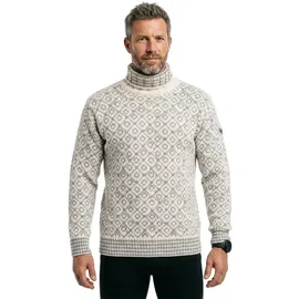 Devold of Norway Svalbard Wool High Neck Offwhite / Grey L