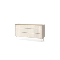 Sideboard  Levant , beige , Maße (cm): B: 153 H: 82,2