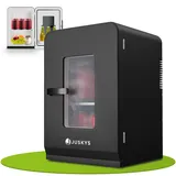 Juskys 2in1 Mini-Kühlschrank 15 Liter Schwarz