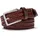 Meyer Herrengürtel Baumwolle/Leder braun 120