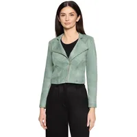 Betty & Co Jackenblazer BETTY & CO "Damen mit Stehkragen", Damen, Gr. 44, mintgrün, Obermaterial: 95% Polyester, 5% Elasthan. Futter: 100% Polyester, tailliert kurz, Blazer, Material