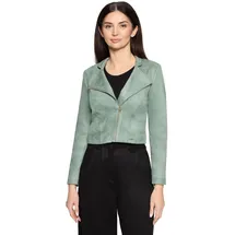 Betty & Co Jackenblazer BETTY & CO "Damen mit Stehkragen", Damen, Gr. 44, mintgrün, Obermaterial: 95% Polyester, 5% Elasthan. Futter: 100% Polyester, tailliert kurz, Blazer, Material