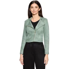 Betty & Co Jackenblazer BETTY & CO "Damen mit Stehkragen", Damen, Gr. 44, mintgrün, Obermaterial: 95% Polyester, 5% Elasthan. Futter: 100% Polyester, tailliert kurz, Blazer, Material