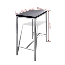 vidaXL Frühstücksbar Set