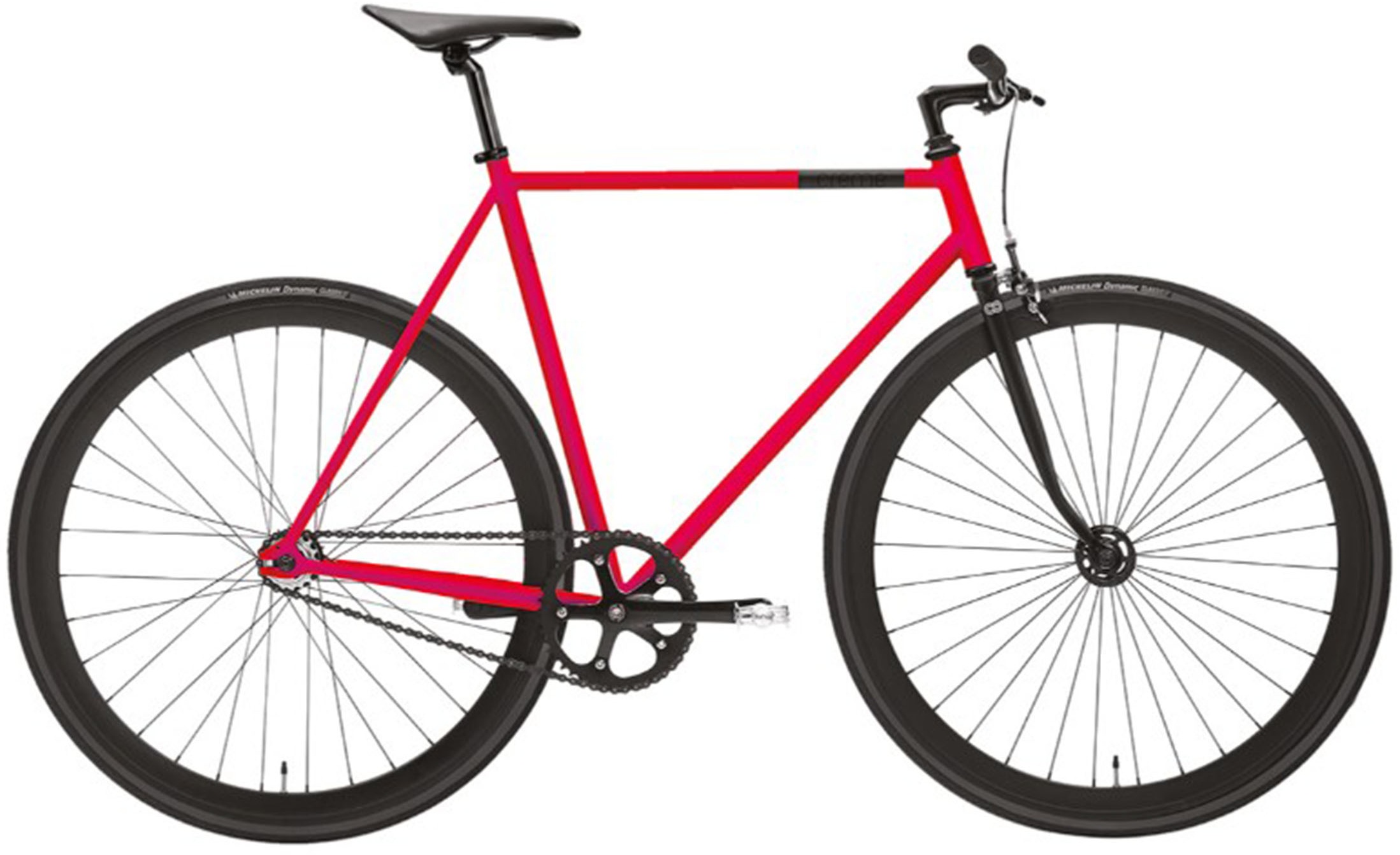 Creme Cycles Vinyl Uno Singlespeed/Fixed Gear - Urban/Fitness Bike | neon red - 60.5 cm