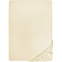 biberna 0077641 Jersey-Elastic-Topper 180 x 200 - 200 x 220 cm champagner