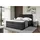 altdecor Boxspringbett mit Matratze, Topper, Polsterbett mit, Bettkasten BOXI8 KING - 140x200 - Schwarz Kunstleder