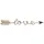 Rayher Schriftzug Love, 24 x 3,2 cm x 0,2 cm, Wanddekoration Schriftzug Liebespfeil, 46199616