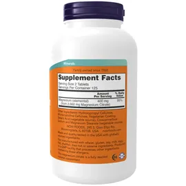 NOW Foods Magnesium Citrate 200 mg Tabletten 250 St.