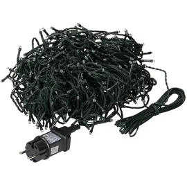 ECD Germany LED-Lichterkette spritzwassergeschützt 36 m Grün