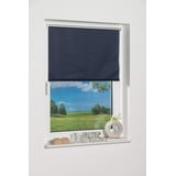 K-HOME Klemmfix-Minirollo 90 x 150 cm Verdunkelung blau