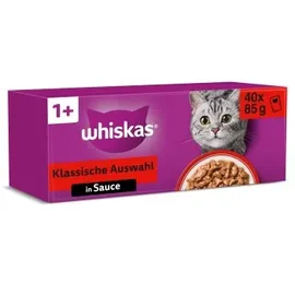 Whiskas Klassische Auswahl in Sauce 40 x 85 g