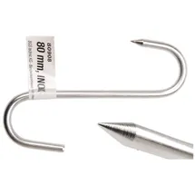 BGS Fleischerhaken Edelstahl 80 mm