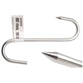 BGS Fleischerhaken Edelstahl 80 mm