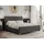 MKS Boxbett, MILEN 160/200 Dunkelgrau Kunstleder - H4