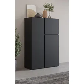 OTTO home Highboard 92 x 139 x 40 cm Schwarz