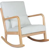 Home Affaire Schaukelsessel »TRAMOLÉ«, Relaxsessel, TV-Sessel, Lese-Sessel in Cord und Webstoff beige