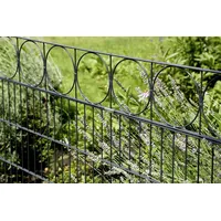 GAH Alberts Alberts Doppelstabmatten-Grundset Oslo 200 x 100 cm 2 m anthrazit