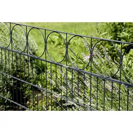 GAH Alberts Alberts Doppelstabmatten-Grundset Oslo 200 x 100 cm 2 m anthrazit