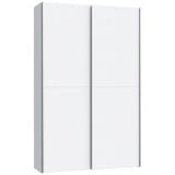 INOSIGN Garderobenschrank OZZULA, 120 x 191 cm - 2 Türen, - Weiß matt