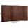 Homestyle4u Paravent Raumteiler in Dunkelbraun, 250x145 cm 3138