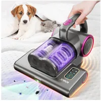 KNKA PRO Matratzenreinigungsgerät Milbensauger für Matratzen mit UV-C Licht, 500 W, Bett-Staubsauger und Matratzenreiniger für Matratzen, Betten, Sofa grau