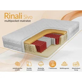 MKS Taschenmatratze RINALI 160 x 200 cm H3