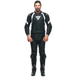 Dainese Avro 4 2-tlg. matt-schwarz/matt-schwarz/weiß 48