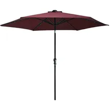 vidaXL Ø 300 cm Bordeauxrot