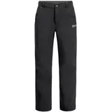 Jack Wolfskin Unisex Kinder Fourwinds Pants K Wanderhose, Schwarz, 92 EU