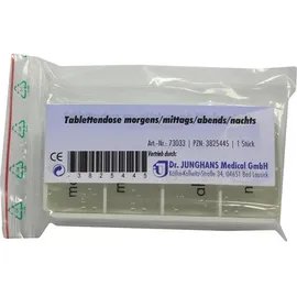 Dr. Junghans Tablettendose morgens/mittags/abends/nachts