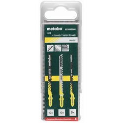 Metabo 25x Stichsägeblätter Sortiment für Holz Hart Weich HCS 74mm (623698000)