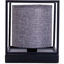 NÄVE Tischlampe Grau Schwarz