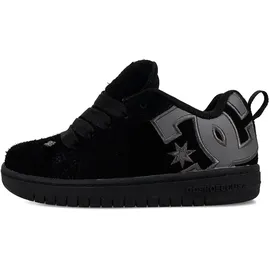 DC Shoes Court Graffik SE - Leather Shoes for Kids - Lederschuhe - Kinder - 34 - Schwarz - 34 EU