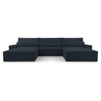 E-meubles Eckcouch aus Cordstoff Ecksofa U-Form Cord Sofa Couch