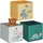 Relaxdays Faltbox Kinder Aufbewahrungsboxen 30 x 30 x 30 cm 3-tlg. bunt