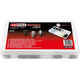 KS Tools Befestigungs-Clip-Satz für Audi, 160-tlg