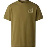 The North Face - Camping Relaxed Short Sleeve Graphic Tee - T-Shirt Gr M oliv