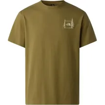 The North Face - Camping Relaxed Short Sleeve Graphic Tee - T-Shirt Gr M oliv